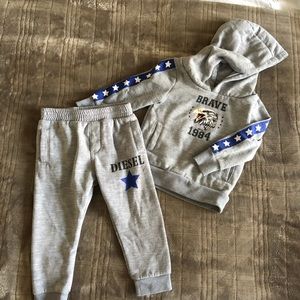 ✨DIESEL✨ Toddler BOYS 18 Months Sweatsuit Set
